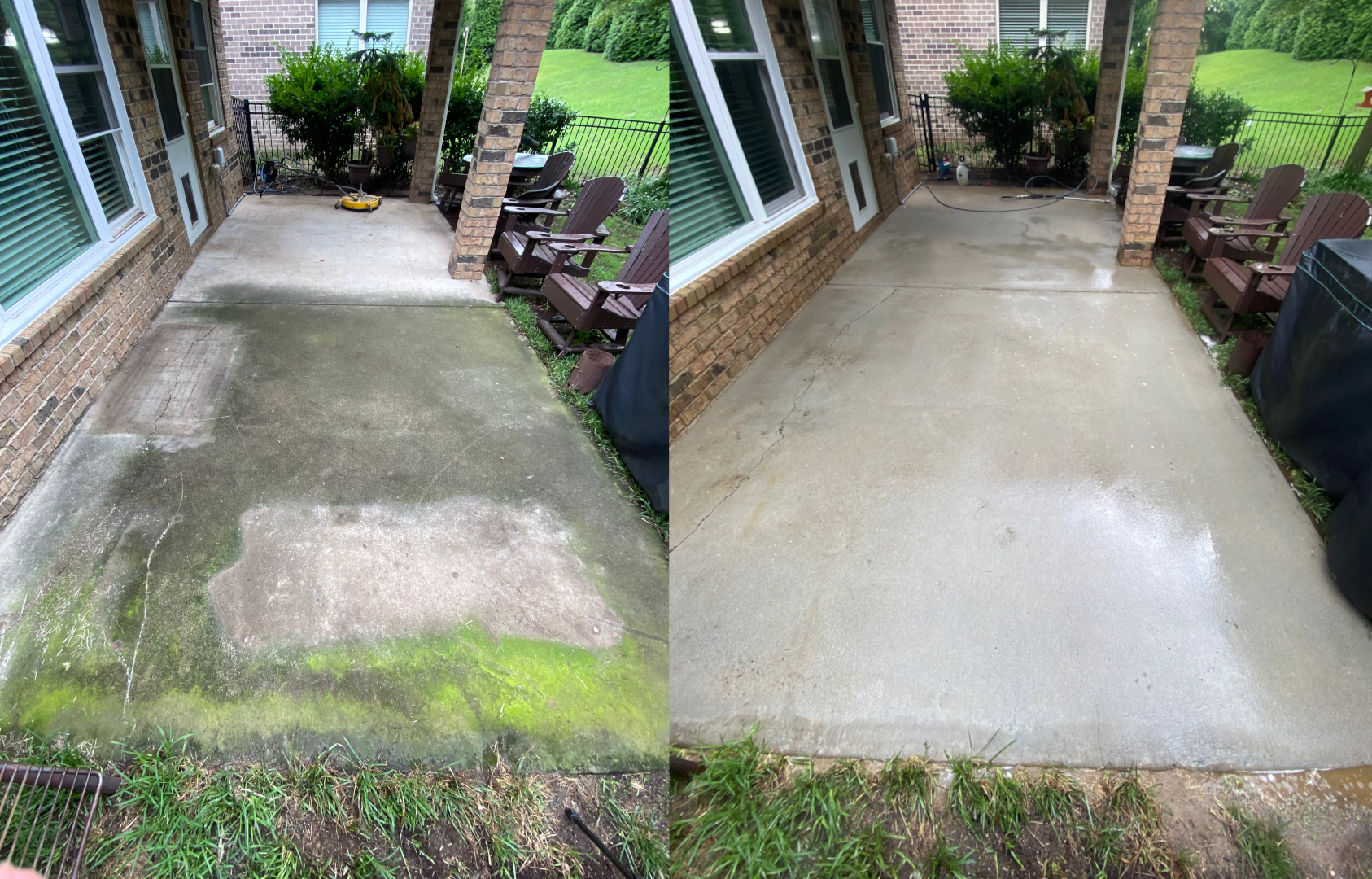 Professional Patio Pressure Washing Delivered in Concord, NC